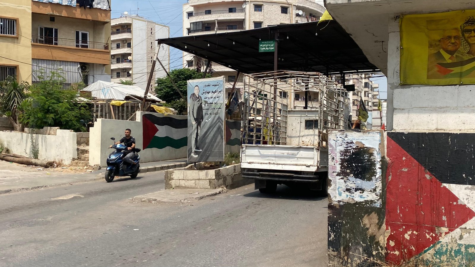 مخيم البداوي مدخل المخيم تصوير مريم عياش