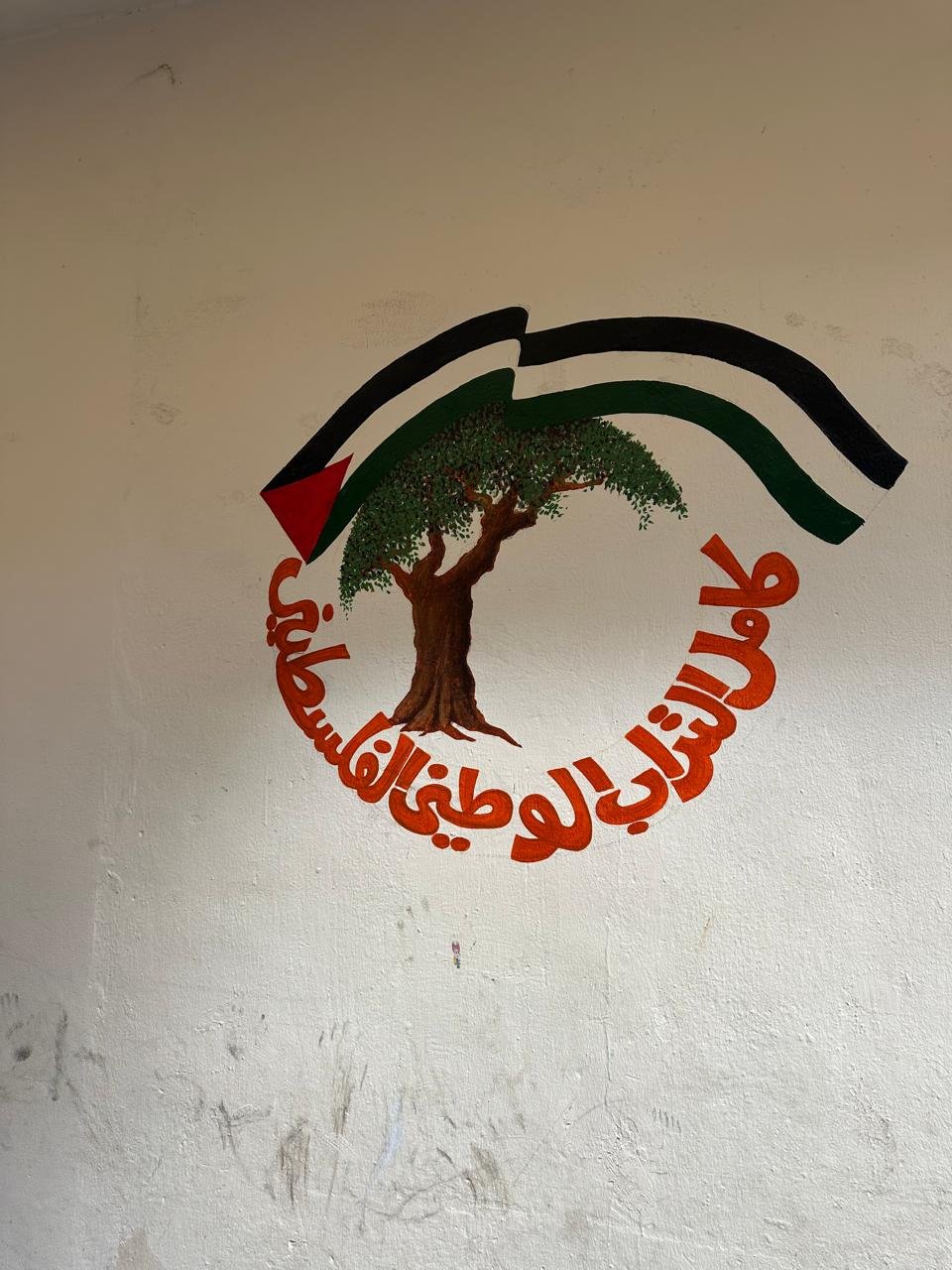 جداريات في مخيم البداوي بعدسة جنين القاضي