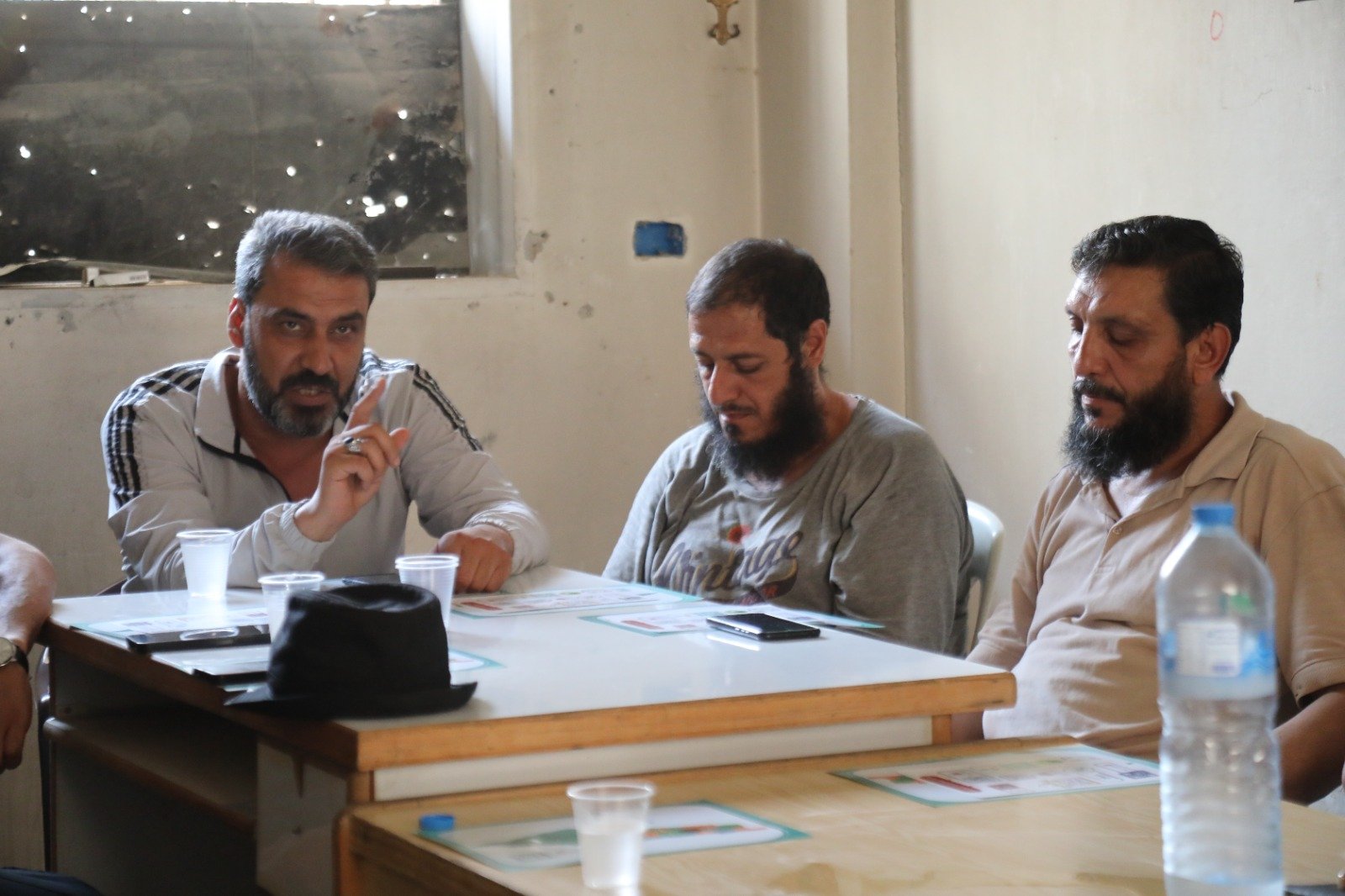 زيارة  لجنة التنمية في مخيم درعا