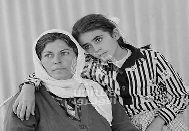 رائدة الشقيرات ووالدتها ام باسم سمور الشقيرات