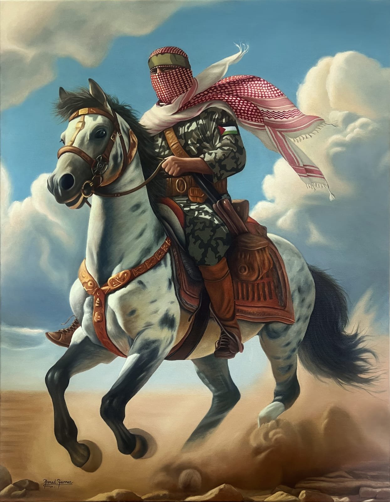 حين يصبح اللثام وجهاً للأمة وصوت مخيمها  | موسوعة القرى الفلسطينية