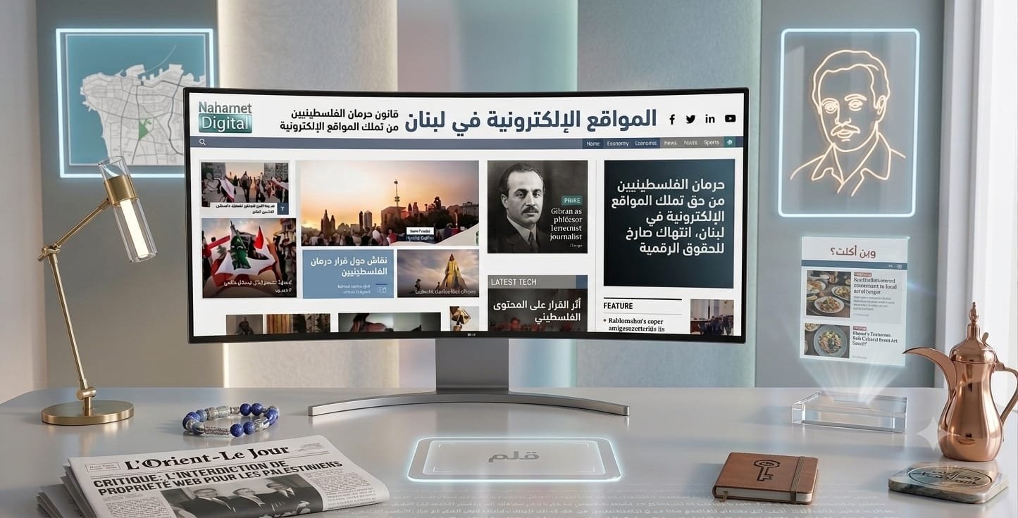 بين ثنايا القوانين والحدود: لماذا يُحرم الصحفي الفلسطيني في لبنان من تملك وسيلته الإعلامية؟  | موسوعة القرى الفلسطينية