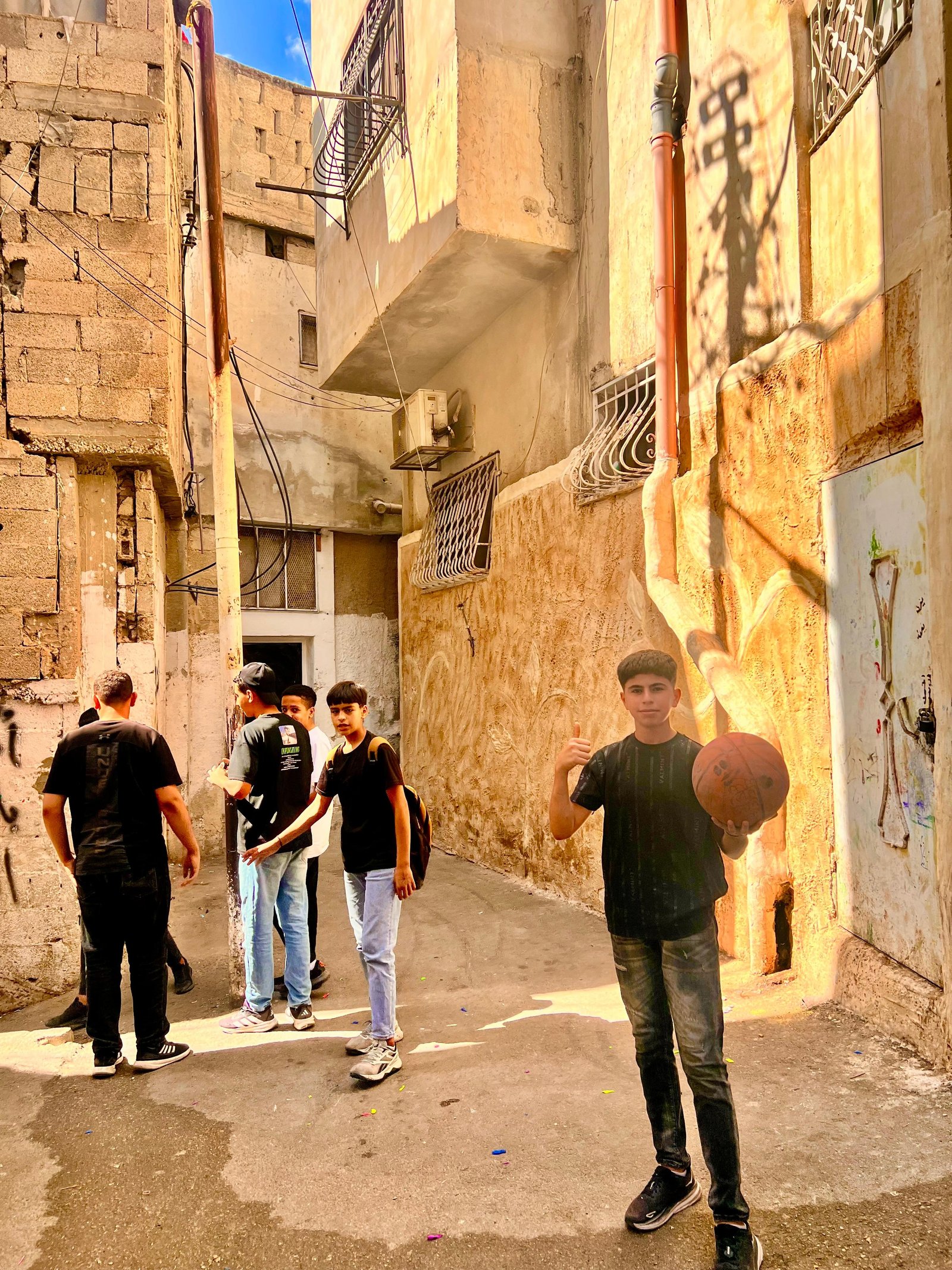 مخيم العين/نابلس خلال جولة توثيقية لفريق موسوعة المخيمات الفلسطينية بعدسة منية سلاطنة