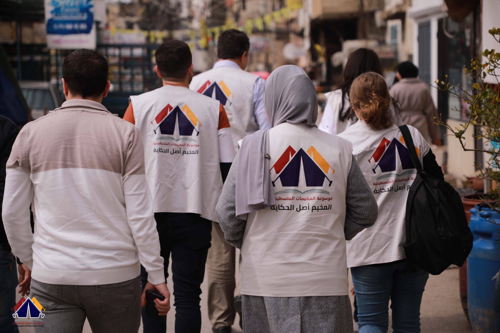 جولة فريق موسوعة المخيمات الفلسطينية بمخيم البداوي