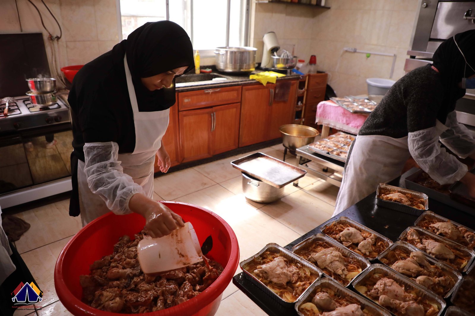من مشاريع تمكين المرأة من جمعية النجدة بمخيم البداوي