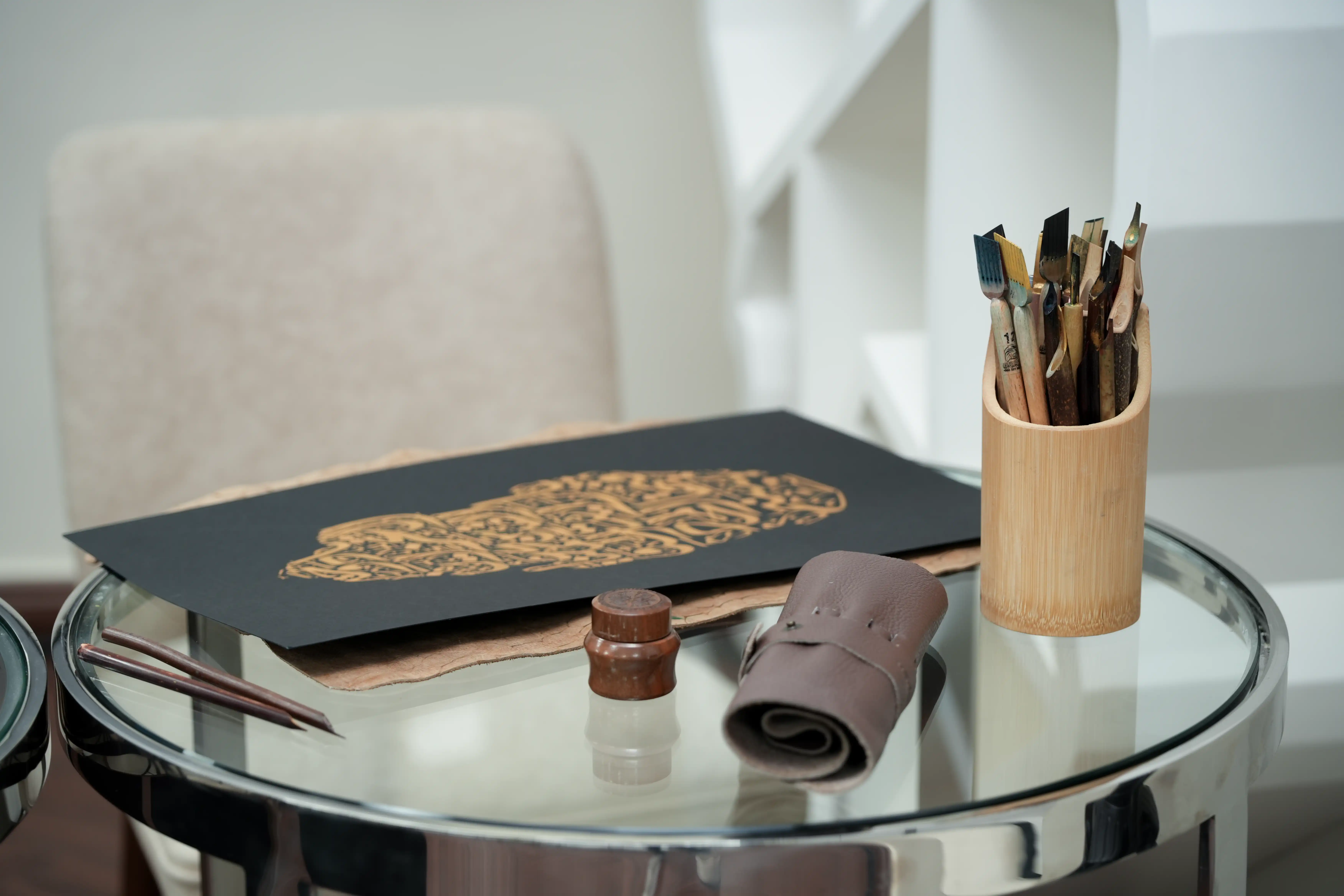 من مشاركة الفنان عبد الرحمن  تجسيداً لروابط الأخوة القطرية الفلسطينية