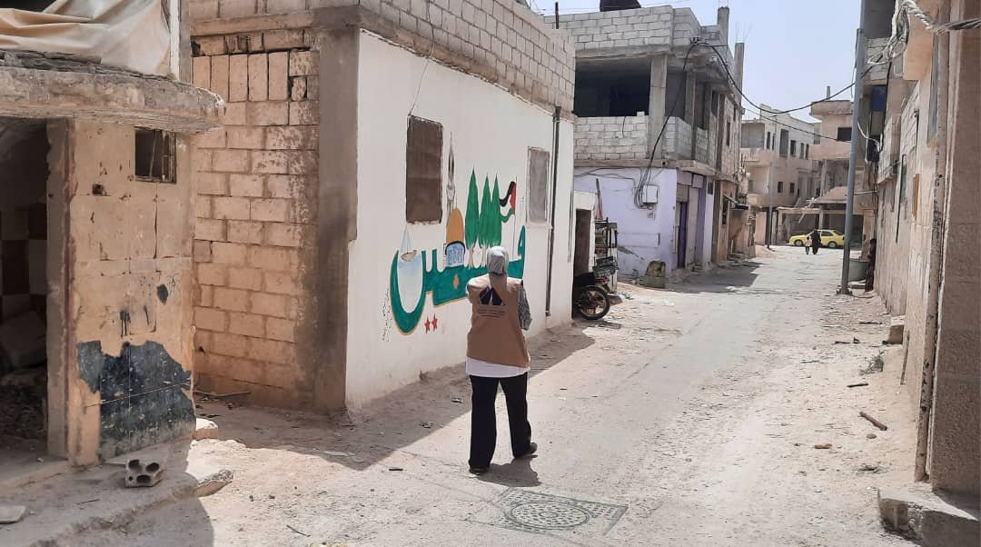 وسوعة المخيمات توثّق أحوال اللاجئين الفلسطينيين في محافظة درعا: عدسة لين محمد