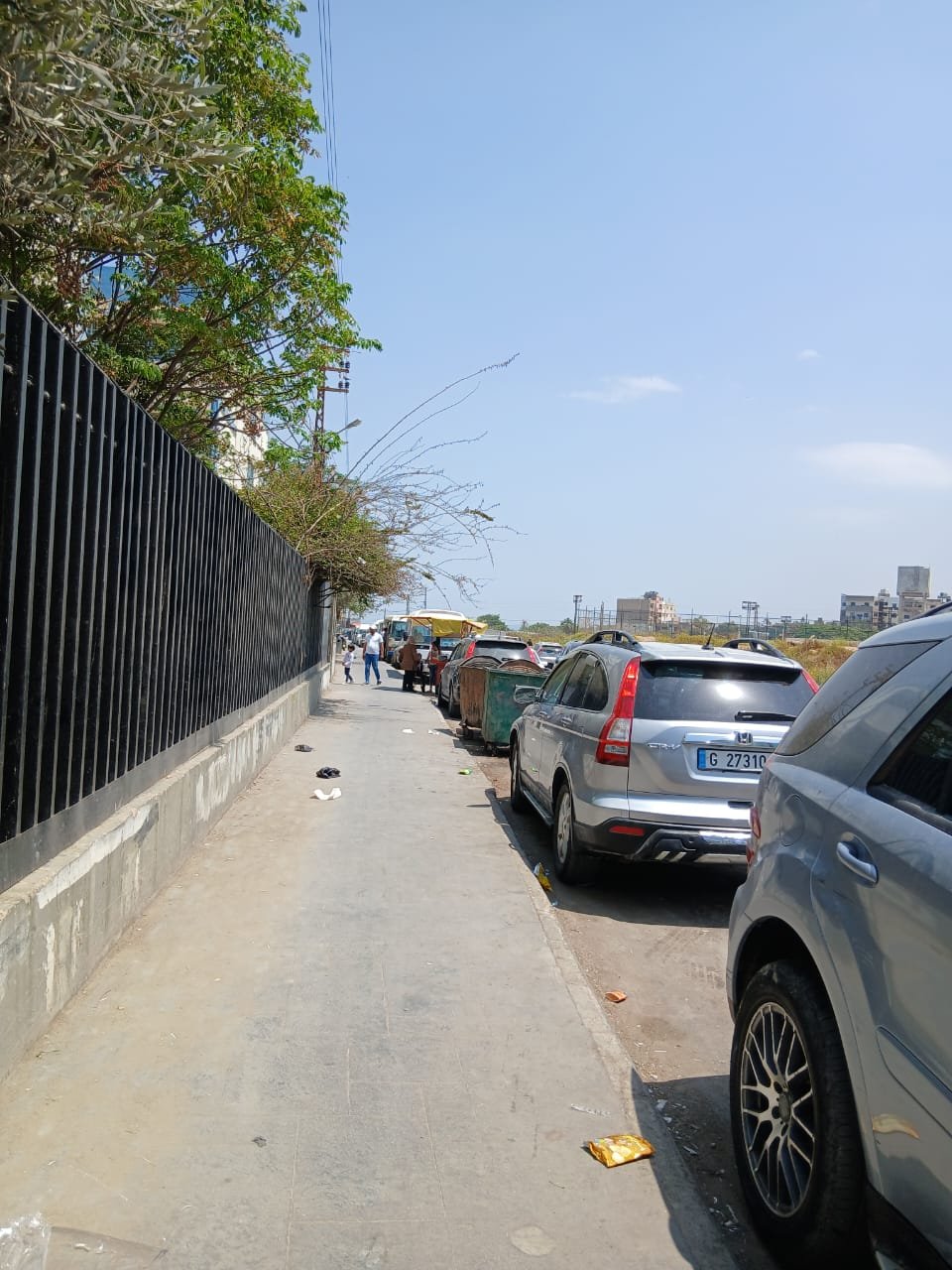 شارع  المدارس / مخيم نهر البارد، لبنان، بعدسة جنين القاضي