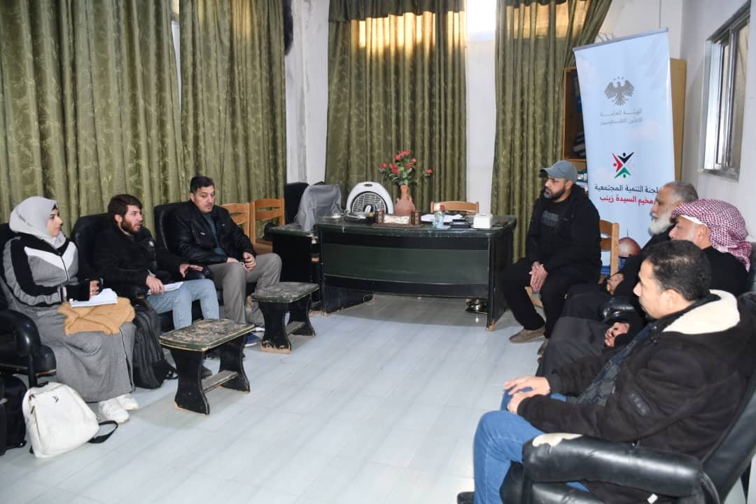 زيارة  لجنة التنمية في مخيم السيدة زينب