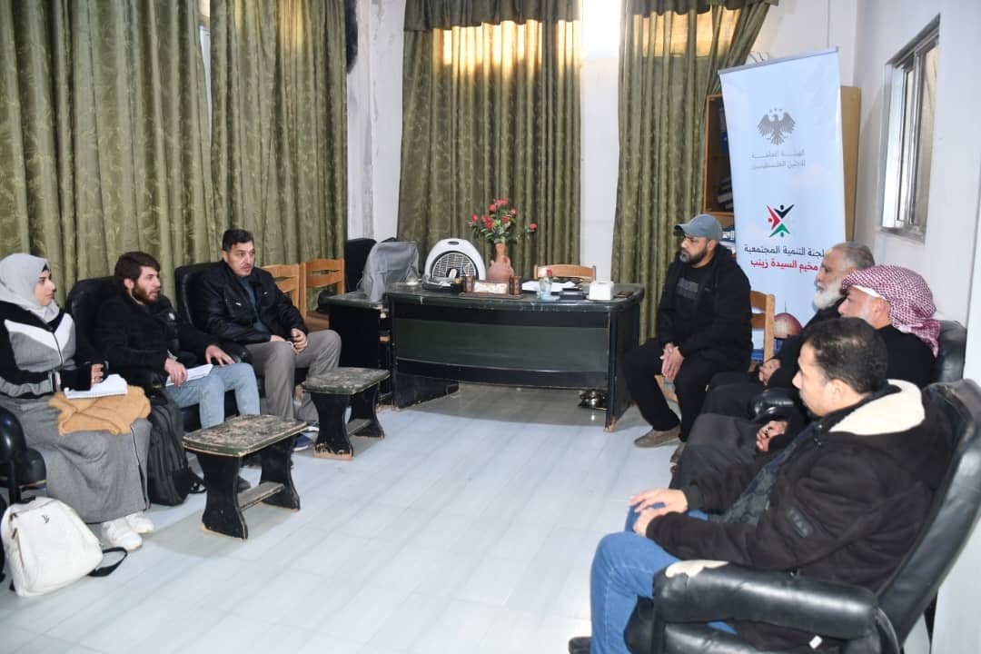 زيارة  لجنة التنمية في مخيم السيدة زينب